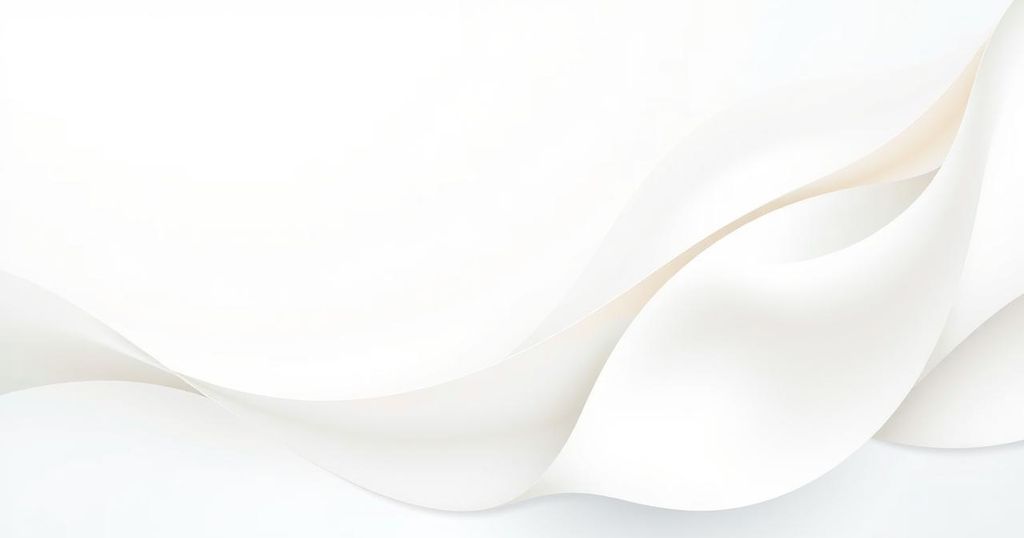 Soft milky white abstract art symbolising harmony and clarity in relationships.