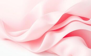 A serene pastel artwork featuring soothing light pink hues and abstract shapes symbolizing strong morale and harmony.