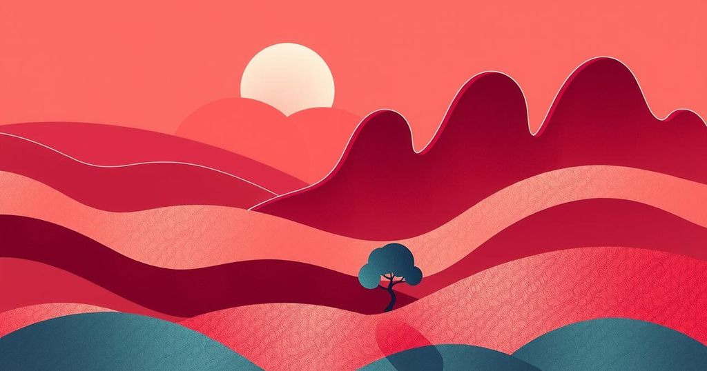 A maroon-themed illustration showcasing cleverness and harmony, representing a positive and productive day for Sagittarius.