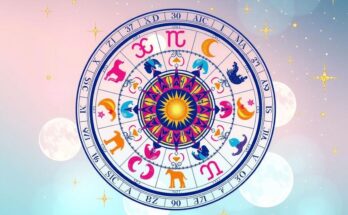A serene represented zodiac wheel with detailed celestial symbols, pastel hues, and cosmic patterns for astrology enthusiasts.