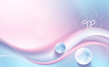 Astrological symbols with soft pastel colours representing emotions and intuition for zodiac signs.