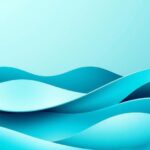 A serene abstract landscape featuring calming turquoise tones and smooth flowing lines, symbolising emotional balance.